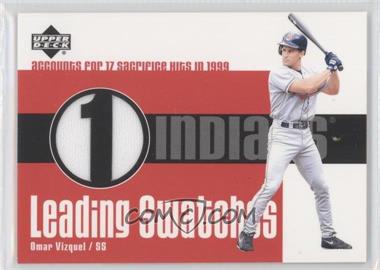 2003 Upper Deck - Leading Swatches #LS-OV - Omar Vizquel