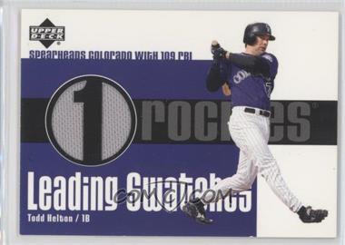 2003 Upper Deck - Leading Swatches #LS-THE - Todd Helton