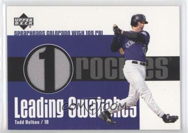2003 Upper Deck - Leading Swatches #LS-THE - Todd Helton