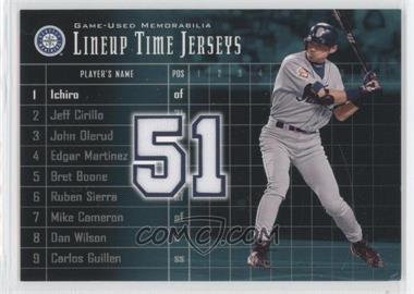 2003 Upper Deck - Lineup Time Jerseys #LT-IS - Ichiro