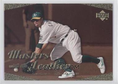 2003 Upper Deck - Masters with the Leather #L8 - Eric Chavez
