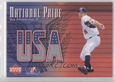 2003 Upper Deck - National Pride #NP-BZ - Bob Zimmermann