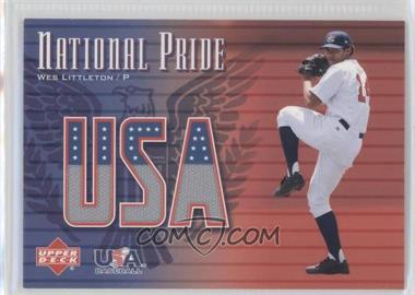 2003 Upper Deck - National Pride #NP-WL - Wes Littleton