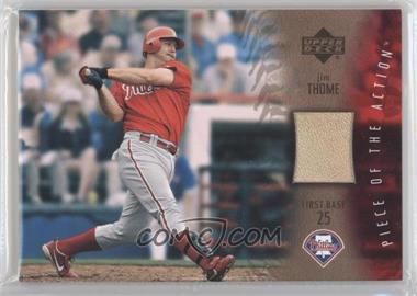 2003 Upper Deck - Piece of the Action #PA-JT - Jim Thome
