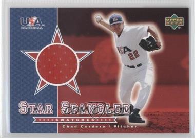 2003 Upper Deck - Star-Spangled Swatches #SS-CC - Chad Cordero