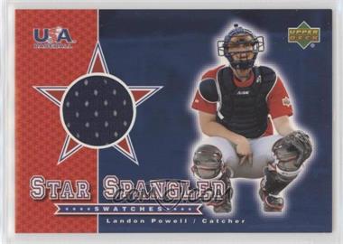 2003 Upper Deck - Star-Spangled Swatches #SS-LP - Landon Powell