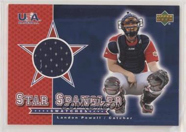 2003 Upper Deck - Star-Spangled Swatches #SS-LP - Landon Powell