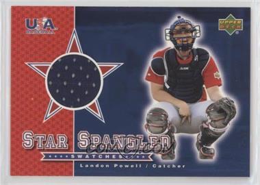 2003 Upper Deck - Star-Spangled Swatches #SS-LP - Landon Powell
