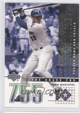 2003 Upper Deck - The Chase for 755 #C14 - Juan Gonzalez