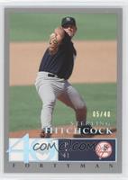 Sterling Hitchcock #/40