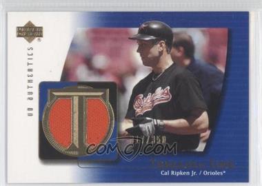 2003 Upper Deck Authentics - Threads of Time #TT-CR - Cal Ripken Jr. /350