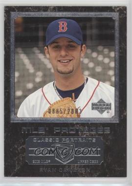 2003 Upper Deck Classic Portraits - [Base] #179 - MLB Proteges - Ryan Cameron /2003