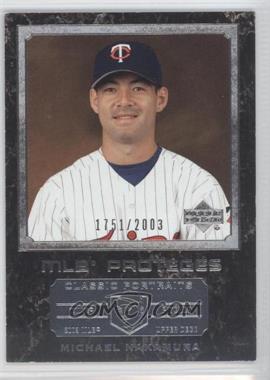 2003 Upper Deck Classic Portraits - [Base] #189 - MLB Proteges - Mike Nakamura /2003