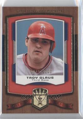 2003 Upper Deck Classic Portraits - [Base] #220 - Baseball Royalty - Troy Glaus /1200