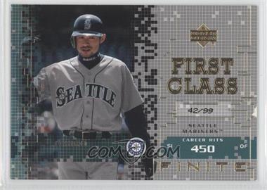 2003 Upper Deck Finite - [Base] - Gold #188 - First Class - Ichiro /99