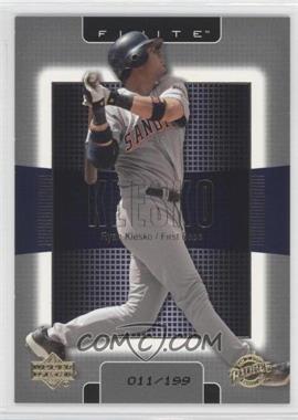 2003 Upper Deck Finite - [Base] - Gold #80 - Ryan Klesko /199