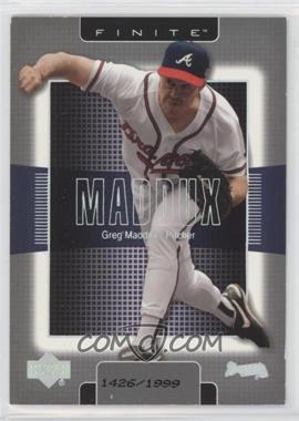 2003 Upper Deck Finite - [Base] #11 - Greg Maddux /1999