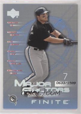 2003 Upper Deck Finite - [Base] #119 - Major Factors - Ivan Rodriguez /1599