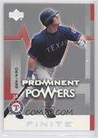 Prominent Powers - Hank Blalock #/499