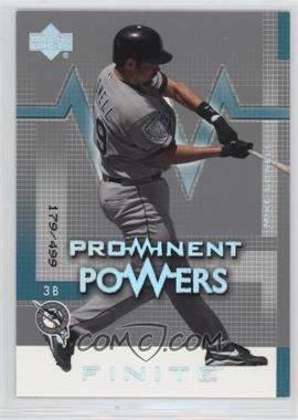 2003 Upper Deck Finite - [Base] #174 - Prominent Powers - Mike Lowell /499