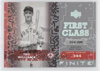 First Class - Ted Williams #/299