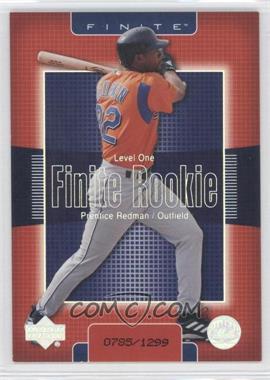 2003 Upper Deck Finite - [Base] #267 - Level One - Prentice Redman /1299