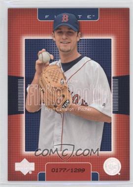 2003 Upper Deck Finite - [Base] #273 - Level One - Ryan Cameron /1299