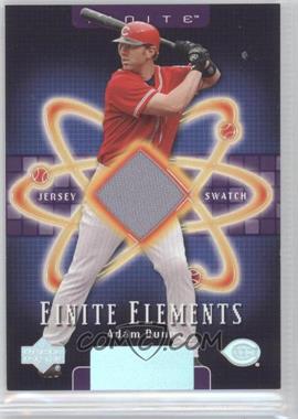 2003 Upper Deck Finite - Finite Elements Jersey #FE-AD - Adam Dunn