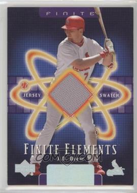 2003 Upper Deck Finite - Finite Elements Jersey #FE-JD - J.D. Drew