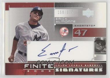 2003 Upper Deck Finite - Finite Signatures #FS-EA - Erick Almonte /355