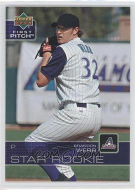 2003 Upper Deck First Pitch - [Base] #280 - Brandon Webb