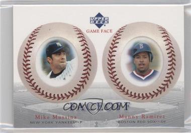 2003 Upper Deck Game Face - [Base] #191 - Faceoff - Mike Mussina, Manny Ramirez