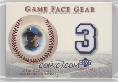 2003 Upper Deck Game Face - Gear #GG-AR - Alex Rodriguez