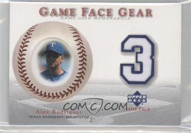 2003 Upper Deck Game Face - Gear #GG-AR - Alex Rodriguez