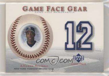 2003 Upper Deck Game Face - Gear #GG-AS - Alfonso Soriano