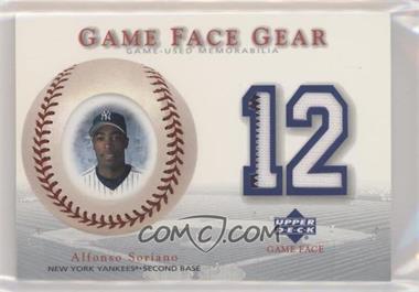 2003 Upper Deck Game Face - Gear #GG-AS - Alfonso Soriano