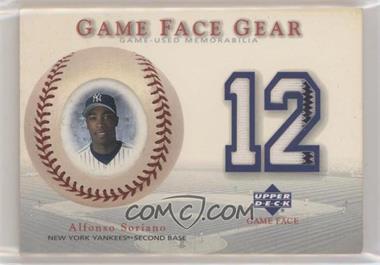 2003 Upper Deck Game Face - Gear #GG-AS - Alfonso Soriano