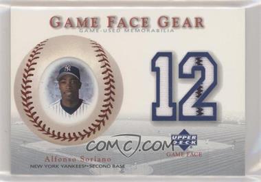 2003 Upper Deck Game Face - Gear #GG-AS - Alfonso Soriano