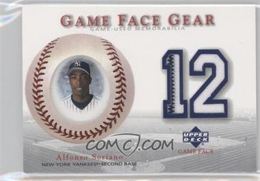 2003 Upper Deck Game Face - Gear #GG-AS - Alfonso Soriano