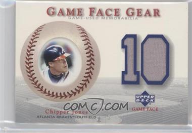 2003 Upper Deck Game Face - Gear #GG-CJ - Chipper Jones