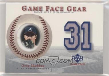 2003 Upper Deck Game Face - Gear #GG-GM2 - Greg Maddux