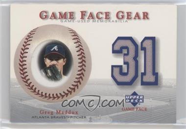 2003 Upper Deck Game Face - Gear #GG-GM2 - Greg Maddux