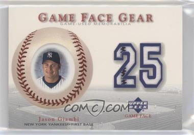 2003 Upper Deck Game Face - Gear #GG-JG - Jason Giambi