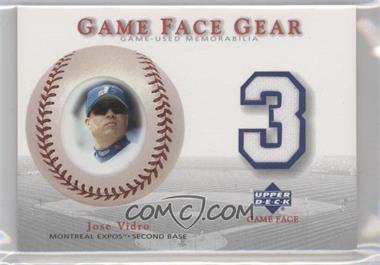 2003 Upper Deck Game Face - Gear #GG-JV - Jose Vidro