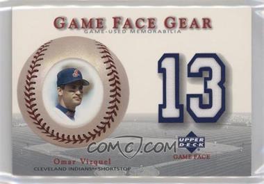 2003 Upper Deck Game Face - Gear #GG-OV - Omar Vizquel