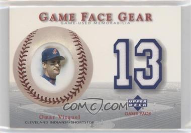 2003 Upper Deck Game Face - Gear #GG-OV - Omar Vizquel