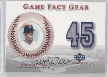 2003 Upper Deck Game Face - Gear #GG-PM - Pedro Martinez