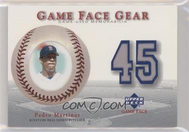 2003 Upper Deck Game Face - Gear #GG-PM - Pedro Martinez