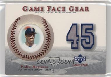 2003 Upper Deck Game Face - Gear #GG-PM - Pedro Martinez