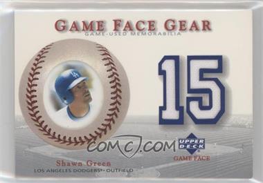 2003 Upper Deck Game Face - Gear #GG-SG - Shawn Green